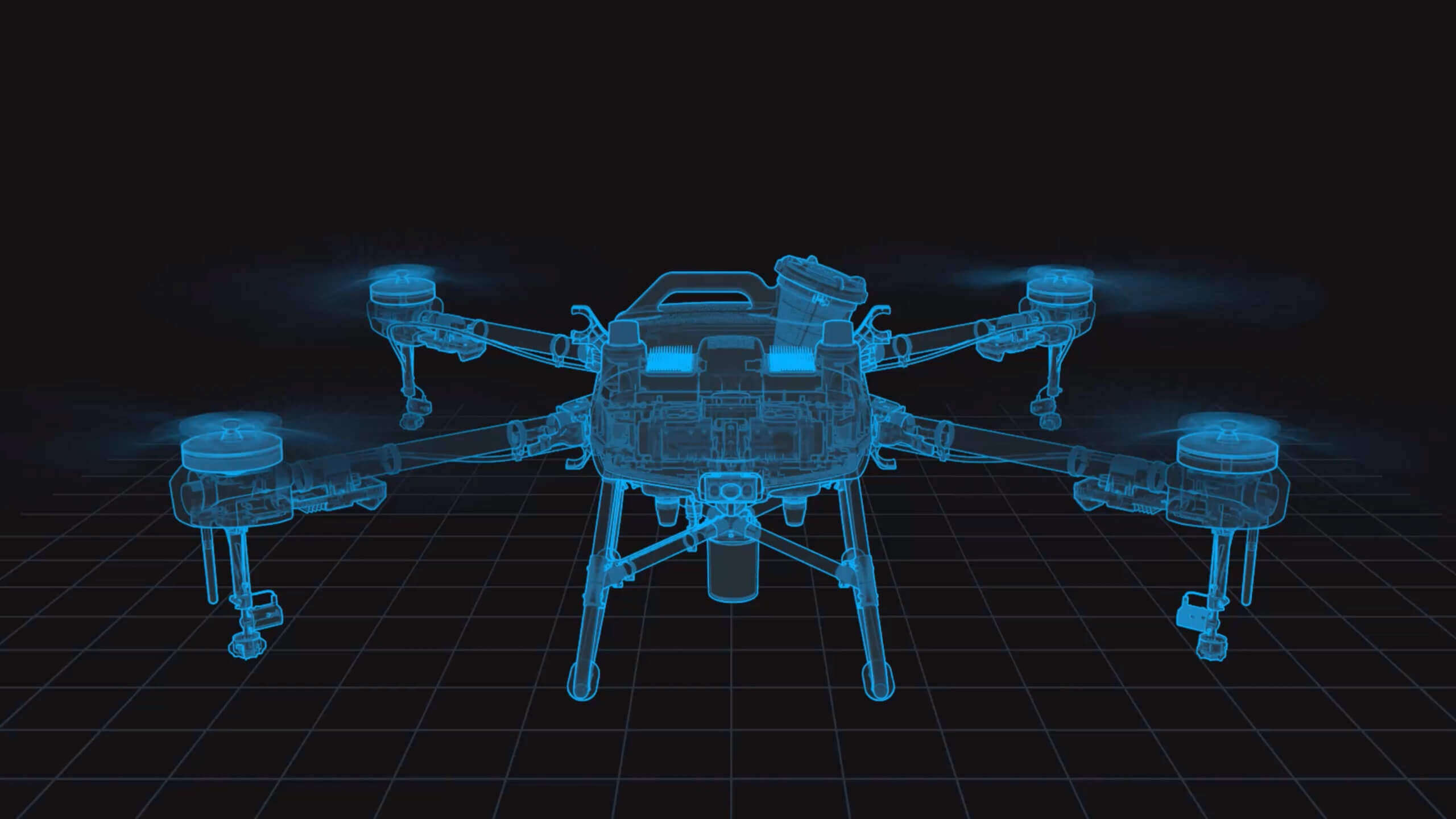 DJI AGRAS T10 기체 구조