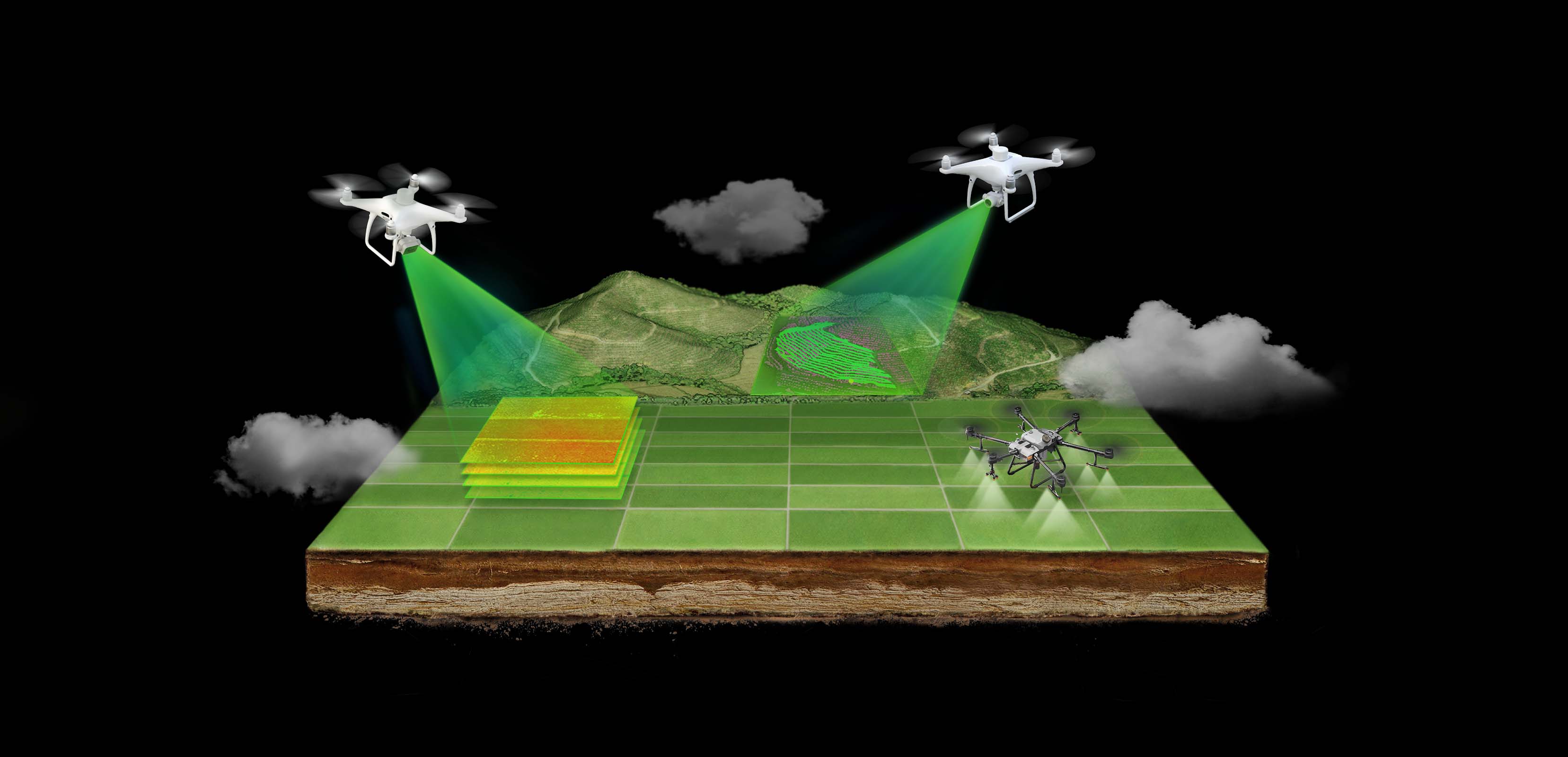 DJI AGRAS T25 자동 측량·매핑