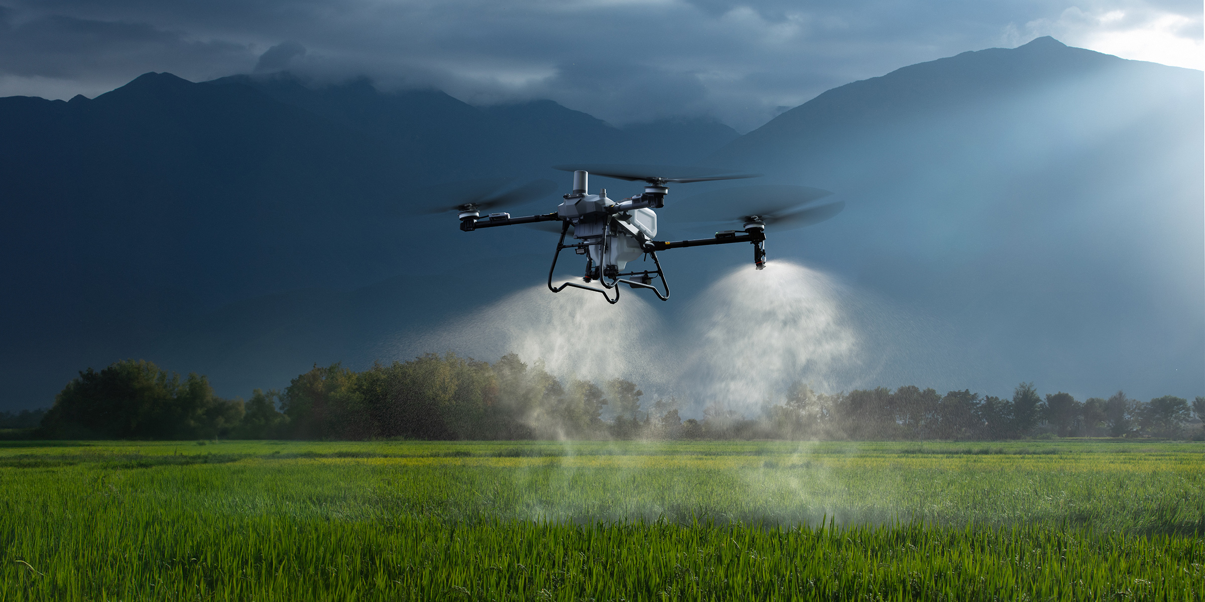DJI AGRAS T70P 방제 비행